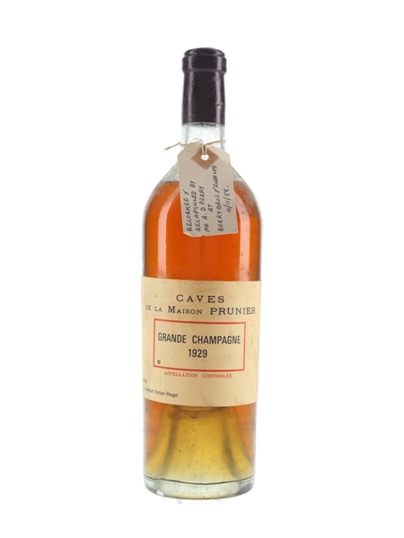 Caves De La Maison Prunier 1929 Recorked 1988 - Berry Bros & Rudd 75cl