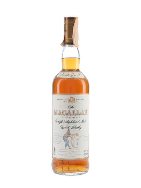 Macallan 7 Year Old Bottled 1990s - Giovinetti 70cl / 40%