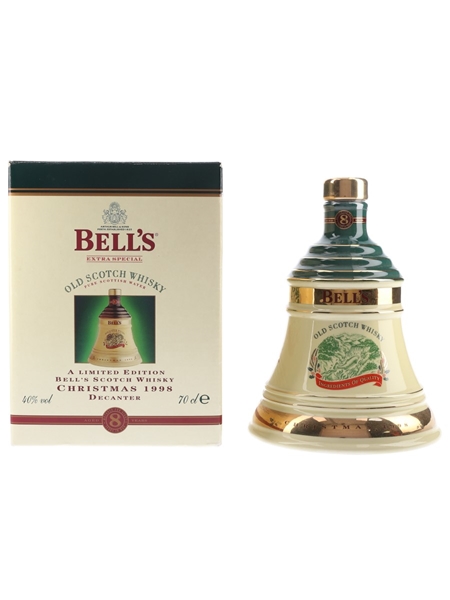 Bell's Christmas 1998 Ceramic Decanter 8 Year Old - Ingredients of Quality 70cl / 40%