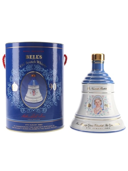 Bell's Ceramic Decanter The Queen Mother's 90th Birthday 75cl / 43%