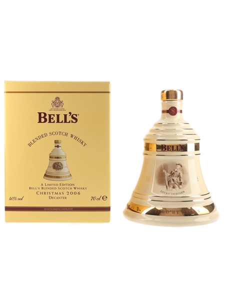 Bell's Christmas 2006 Ceramic Decanter 8 Year Old - Lucky Thirteen 70cl / 40%