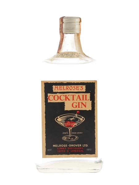 Melrose's Cocktail Gin Bottled 1960s - Rinaldi 75cl / 43%