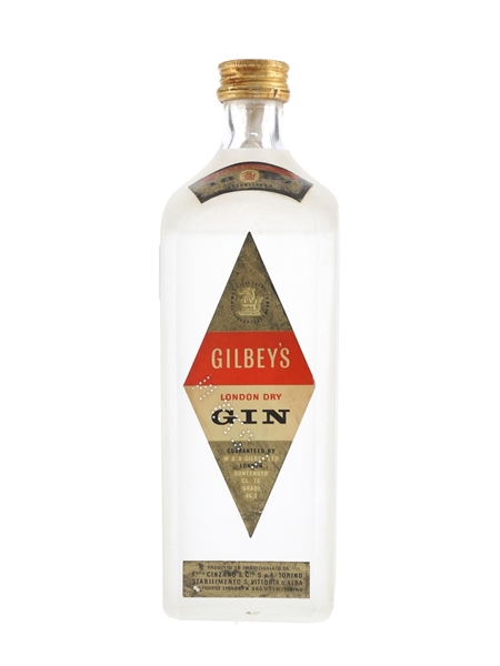 Gilbey's London Dry Gin Bottled 1950s - Cinzano 75cl / 46.2%