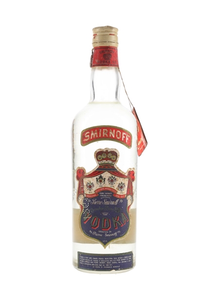 Smirnoff Blue Label Bottled 1950s - Cinzano 75cl / 50%