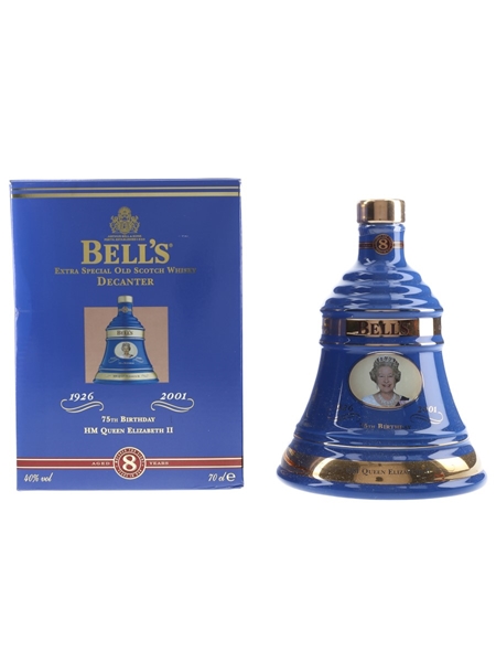 Bell's Ceramic Decanter 75th Birthday Queen Elizabeth II 70cl / 40%