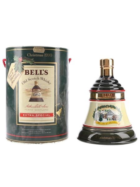 Bell's Christmas 1990 Ceramic Decanter The Art Of Distilling 75cl / 43%