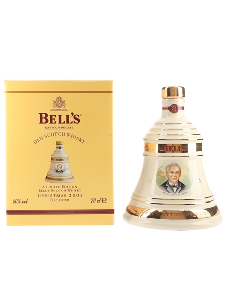 Bell's Christmas 2003 Ceramic Decanter 8 Year Old - Alexander Fleming 70cl / 40%