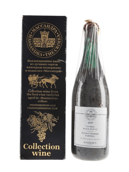 Massandra 1937 Tavrida Black Muscat Sotheby's - The Massandra Collection 75cl