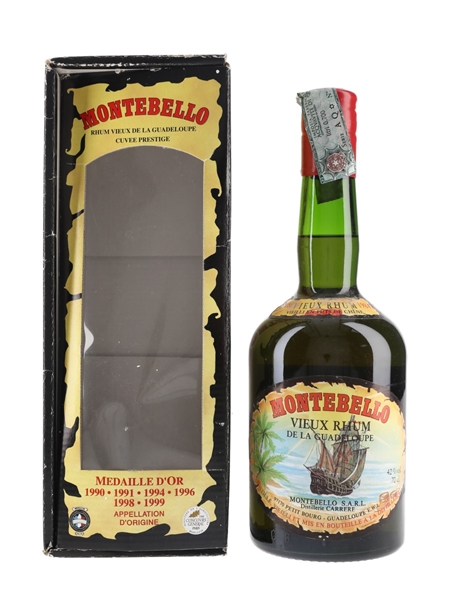 Montebello 1984 Vieux Rhum De La Guadeloupe Distillerie Carrere 70cl / 42%