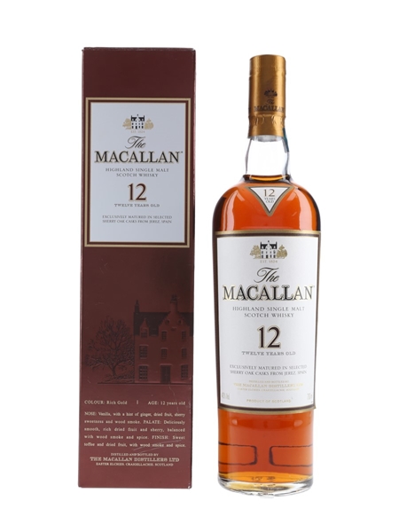 Macallan 12 Year Old Sherry Oak 70cl / 40%