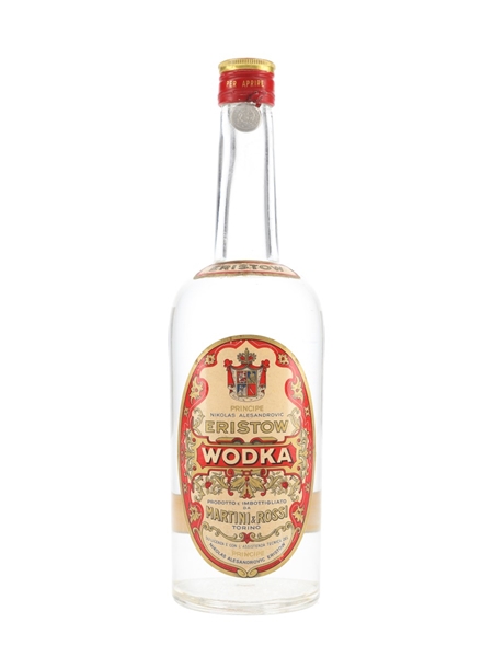 Eristow Wodka Bottled 1950s - Martini & Rossi 75cl / 40%