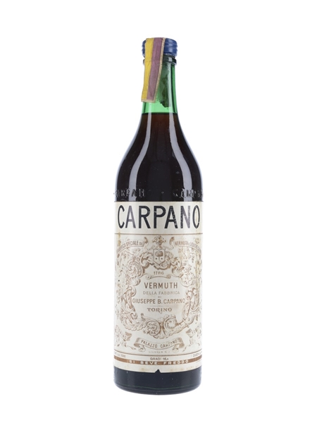 Carpano Vermouth Bottled 1960s 100cl / 16.5%