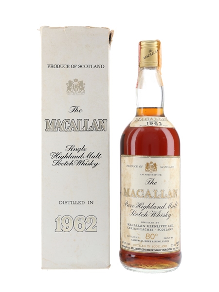 Macallan 1962 Campbell, Hope & King Bottled 1970s - Rinaldi 75cl / 46%