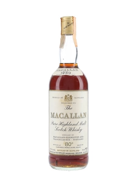 Macallan 1960 Campbell, Hope & King Bottled 1970s - Rinaldi 75cl / 46%