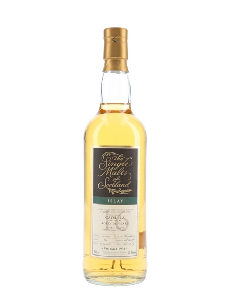 Caol Ila 1991 16 Year Old Cask 851 Bottled 2007 - The Single Malts Of Scotland 70cl / 57.9%