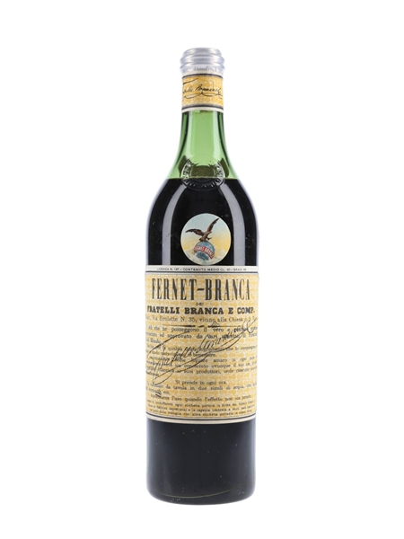 Fernet Branca Bottled 1950s 90cl / 45%