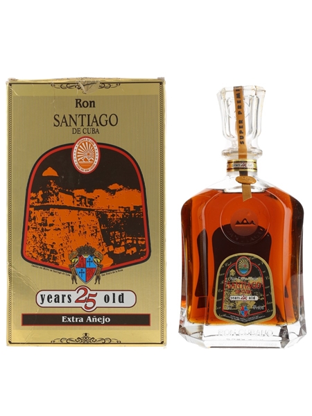 Santiago De Cuba 25 Year Old Extra Anejo  70cl / 40%