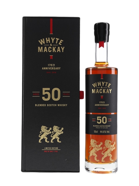 Whyte & Mackay 1966 50 Year Old Bottled 2019 - 175th Anniversary 50cl / 44.6%