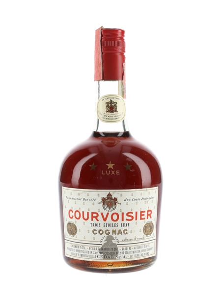 Courvoisier 3 Star Luxe Bottled 1970s - Cedal 73cl / 40%