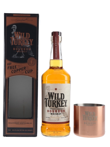 Wild Turkey With Copper Cup Limited Edition 70cl / 40.5%