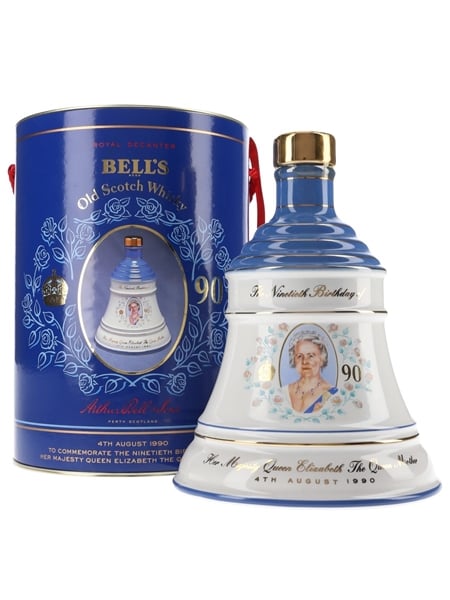 Bell's Ceramic Decanter The Queen Mother's 90th Birthday 75cl / 43%