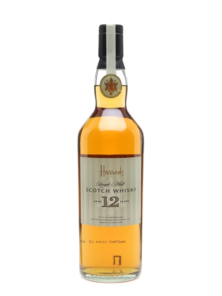 Harrods 12 Year Old 70cl 