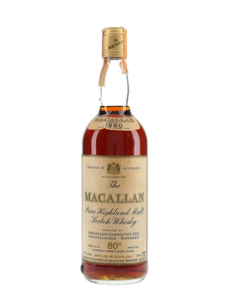 Macallan 1960 Campbell, Hope & King Bottled 1970s - Rinaldi 75cl / 46%