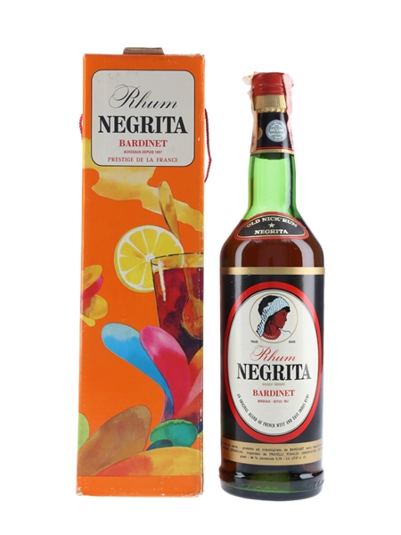 Bardinet Negrita Rhum Bottled 1960s-1970s - Rinaldi 75cl / 44%