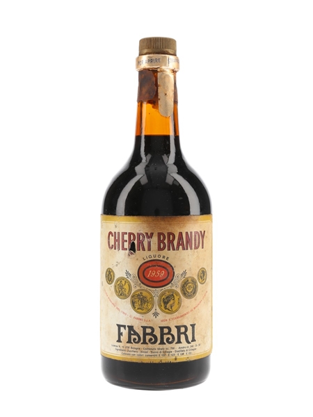 Fabbri Cherry Brandy 1959 Bottled 1960s 75cl / 32%