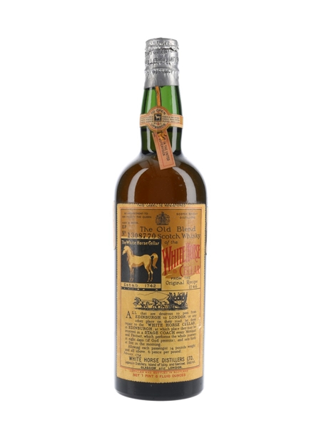 White Horse Spring Cap Bottled 1950s 73.8cl / 40%