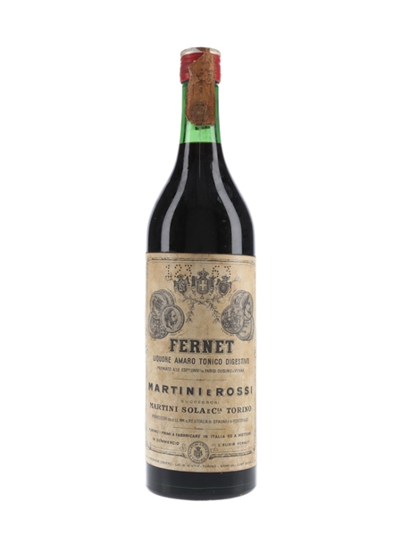 Martini & Rossi Fernet Bottled 1960s 100cl / 45%