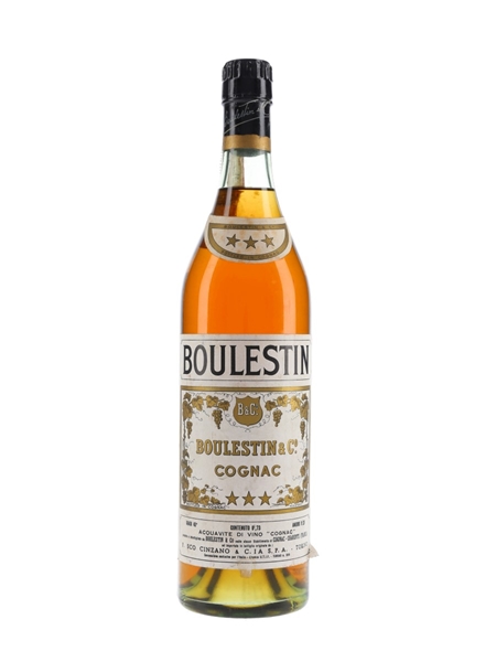 Boulestin 3 Star Bottled 1960s - Cinzano 73cl / 40%