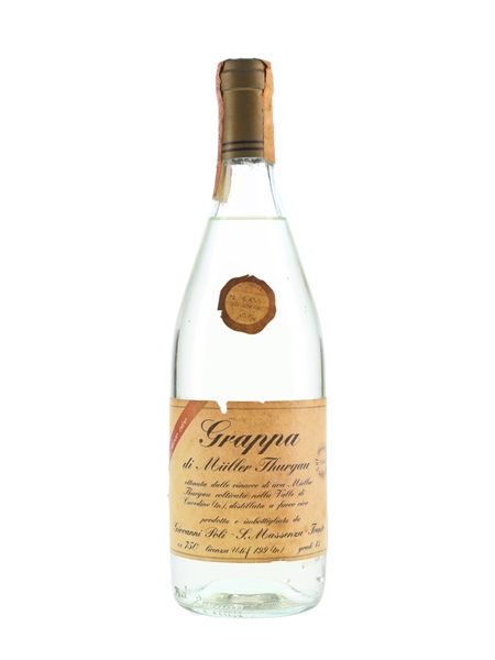 Giovanni Poli 1984 Grappa Di Muller Thurgau  75cl / 43%