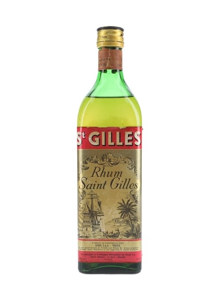 Saint Gilles Rhum Bottled 1960s - Stock 75cl / 45%