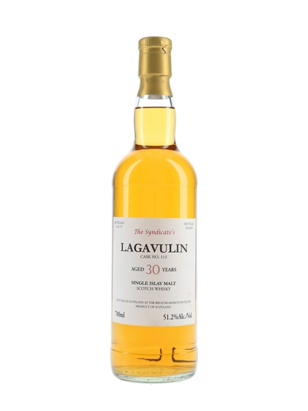 Lagavulin 1979 30 Year Old The Syndicate's Bottled 2009 70cl / 51.2%