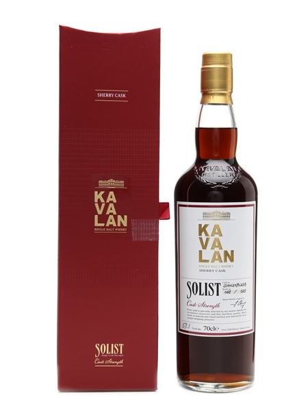 Kavalan Solist Sherry Cask Distilled 2010 70cl / 57.1%