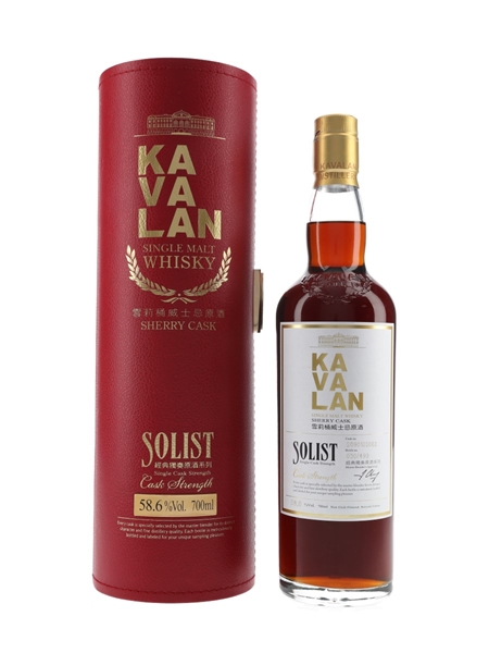 Kavalan Solist Sherry Cask Distilled 2009, Bottled 2016 - HKDNP 70cl / 58.6%