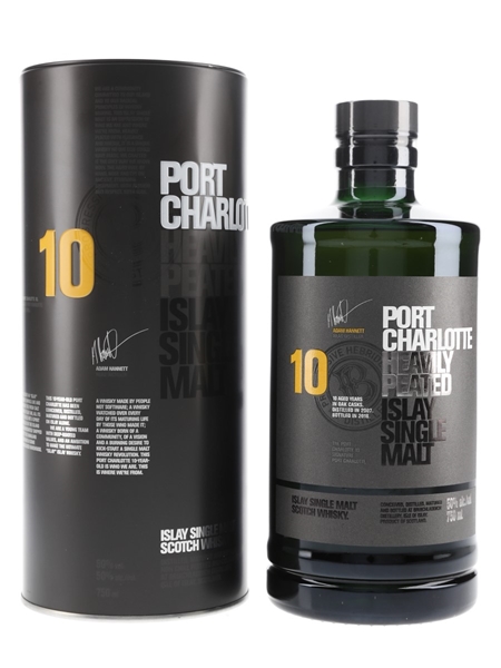 Port Charlotte 2007 10 Year Old Bottled 2018 - Bruichladdich 75cl / 50%