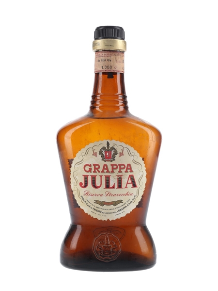 Julia Grappa Riserva Stravecchia Bottled 1960s - Stock 75cl / 42%