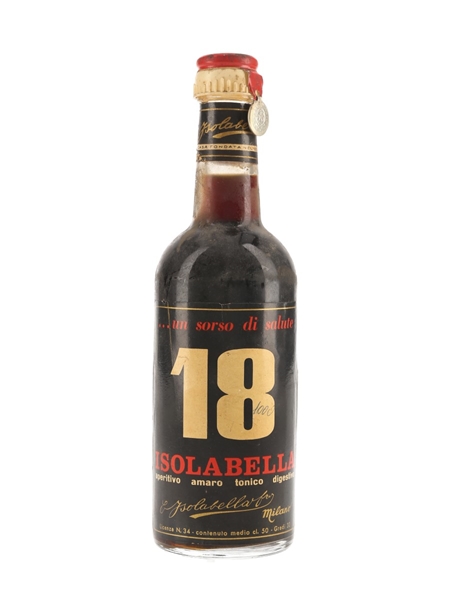 Isolabella 18 Amaro Bottled 1950s 50cl / 32%