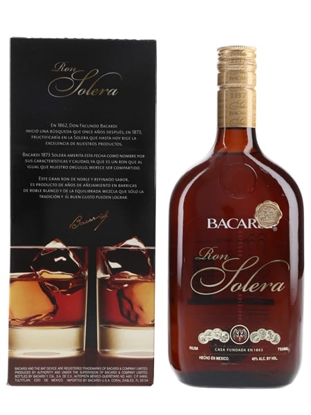 Bacardi Solera 1873  75cl / 40%