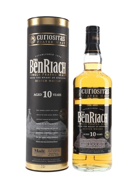 Benriach 10 Year Old Curiositas Peated Malt 70cl / 40%