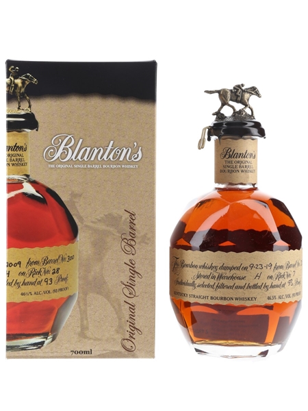 Blanton's Original Single Barrel No. 307 Bottled 2019 70cl / 46.5%