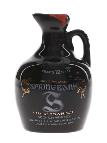 Springbank 12 Year Old Bottled 1980s - Ceramic Jug 3.7cl / 43%