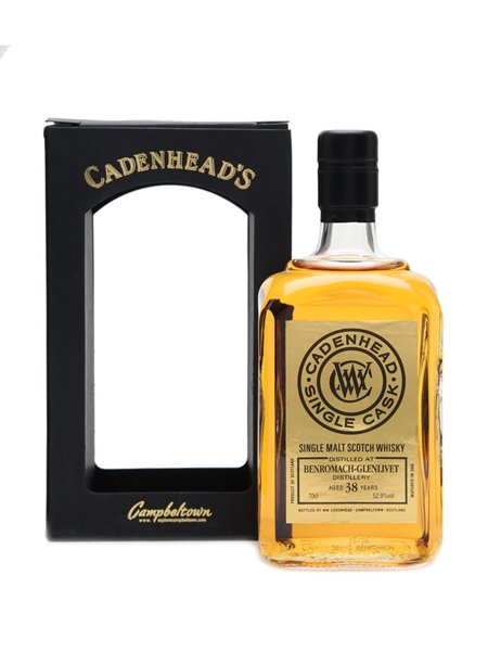 Benromach-Glenlivet 1976 38 Years Old Bottled 2015 - Cadenhead's 70cl / 52.9%