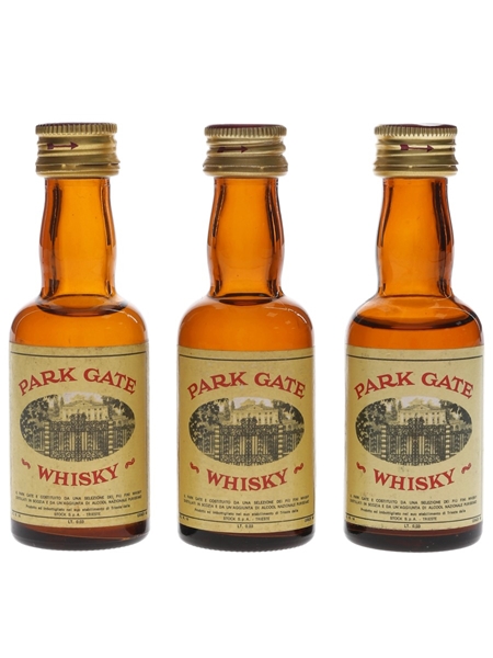 Park Gate Bottled 1970s - Stock 3 x 3cl / 40%