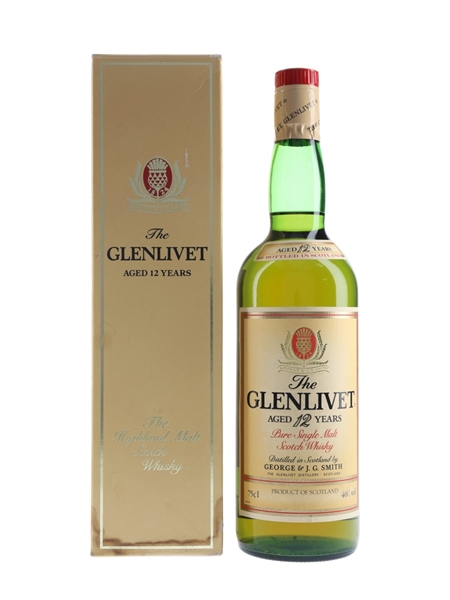 Glenlivet 12 Year Old Bottled 1980s 75cl / 40%