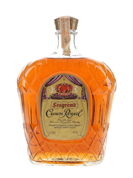 Seagram's Crown Royal 1971  100cl / 40%