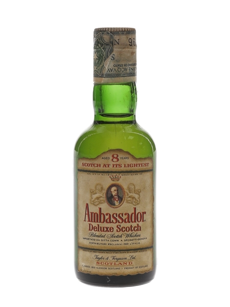 Ambassador 8 Year Old Deluxe Bottled 1960s-1970s - Sposetti 4.7cl / 43%