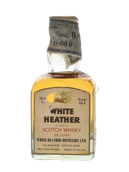 White Heather De Luxe Bottled 1970s - Rinaldi 4.7cl / 43.4%